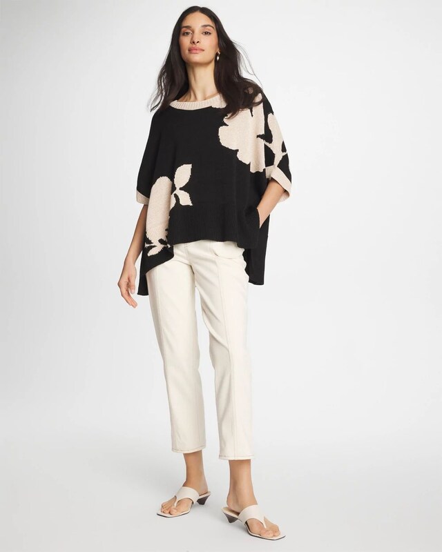 Pull-On Boyfriend Utility Cropped Jeans - image 2